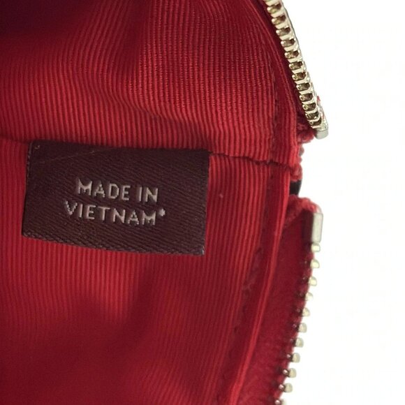 Auth COACH - F58032 Red Leather Pouch - Picture 5 of 6